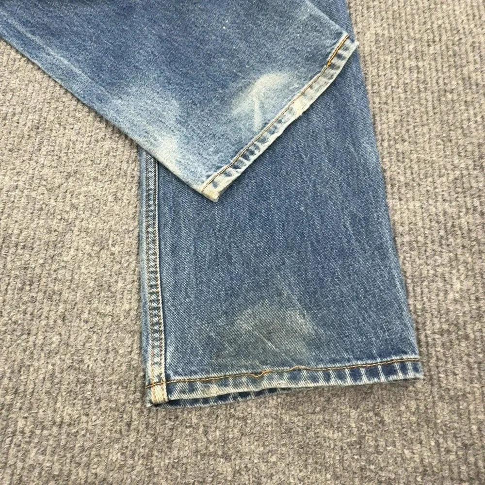 Levis‎ 505 Jeans Mens 36x34 Blue Denim Regular Fit Straight Leg Casual Classic